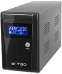 UPS Armac office O/1000E/LCD Line-Interactive 1000VA 3x 230 V PL USB-B LCD metalowa obudowa
